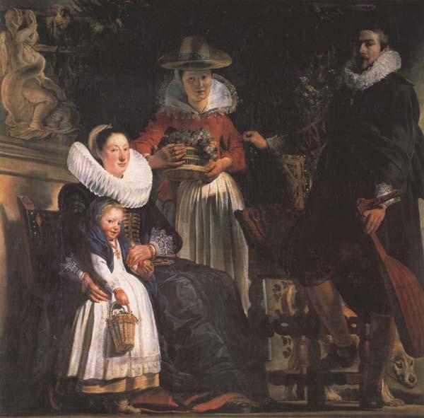 Jacob Jordaens The Artst and his Family (mk45)